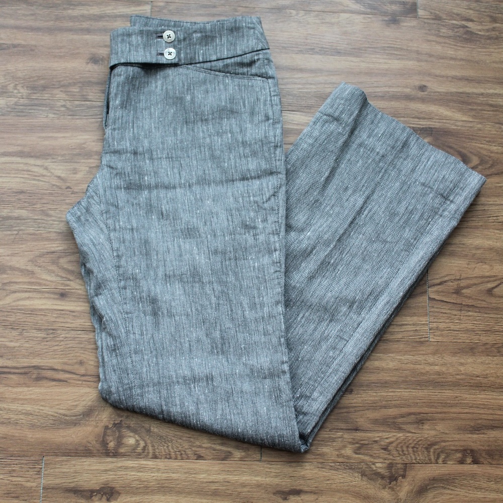 White House Black Market Gray Dress Pants Size 2